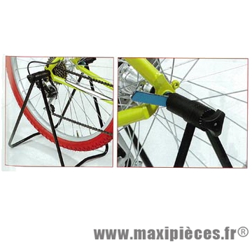 Support vélo snappy alu noir fixation sur blocage roue arrière 12-29 pouces - Accessoire Vélo Pas Cher