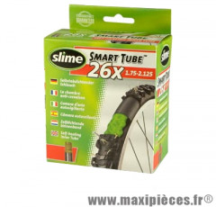 Chambre à air de VTT 26x1.75/2.125 vs avec liquide slime anti-crevaison - Accessoire Vélo Pas Cher