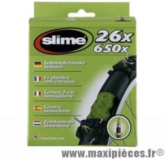 Chambre à air de VTT 26x1.75/2.125 vp avec liquide slime anti-crevaison - Accessoire Vélo Pas Cher