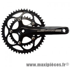 Pédalier route compact 50-34D L170 5 branches 130mm lasco noir alu (pour axe carré 110mm) - Accessoire Vélo Pas Cher