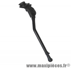 Béquille vélo latérale noire alu réglable 20/28 pouces marque Atoo - Matériel pour Vélo