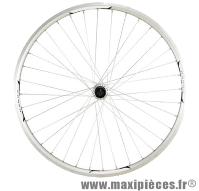 Roue VTT 26 pouces arrière blocage k7 7/8/9v jante argent mach 1 combo /moy. shim. rm30 double paroi - Accessoire Vélo Pas Cher