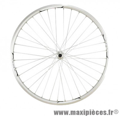 Roue VTT 26 pouces avant blocage jante argent mach mx 220 moy. shim. rm30 double paroi - Accessoire Vélo Pas Cher