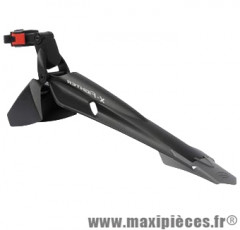 Garde boue VTT arrière 24/26/27.5/29 pouces xfighter noir fixation tige de selle marque Polisport - Pièce Vélo