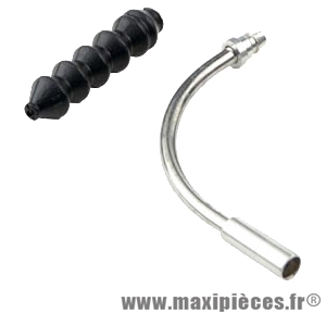 Coude de frein v-brake 90deg avec soufflet (x10) - Accessoire Vélo