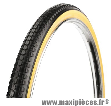 Pneu pour vélo tradi 650 1/2 ballon bsc noir/beige (26x1/2x1 5/8 - 44-584) marque Deli Tire