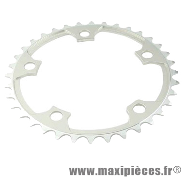 Plateau 36 dents route diamètre 110 intérieur argent nerius (spec.campa) marque Spécialités TA - Matériel pour Vélo