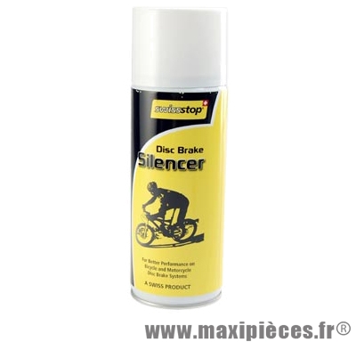 Bombe pour frein disque anti-bruit-vibrations 400ml marque SwissStop - Matériel pour Cycle