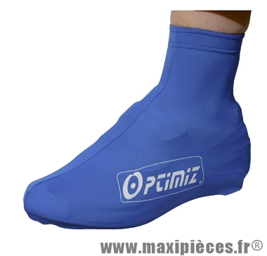 Couvre chaussure lycra ceylon 190 grammes bleu (paire) marque Optimiz - Matériel pour Vélo pour cycliste