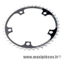 Plateau 42 dents route diamètre 130 intérieur noir alize (comp. Shimano) marque Spécialités TA - Matériel pour Vélo