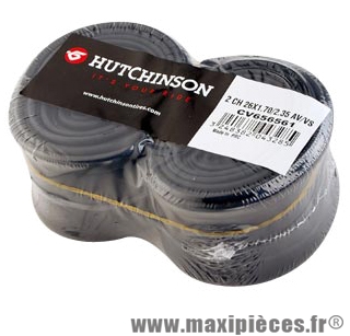 Chambre à air de VTT 26x1.70/2.35 vs (lot de 2) prix net marque Hutchinson