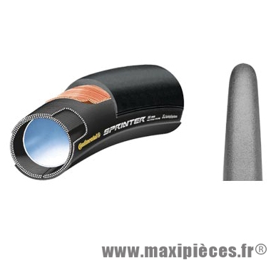 Boyau 700x22 sprinter ts noir/noir (22-622) marque Continental - Accessoire Vélo