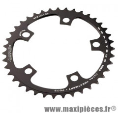 Plateau 39 dents route diamètre 110 intérieur noir (comp. Shimano + campa ultra torque) 10/9v. marque Miche - Pièce Vélo