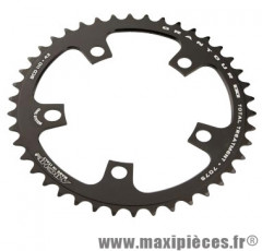 Plateau 42 dents route diamètre 110 intérieur noir (comp. Shimano + campa ultra torque) 10/9v. marque Miche - Pièce Vélo