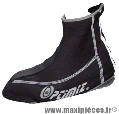 Couvre chaussure hiver neoprene (taille XXL) noir (paire) 46-48 marque Optimiz - Matériel pour Vélo pour cycliste