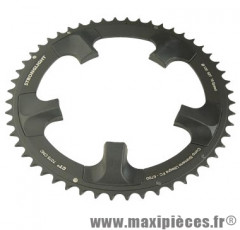 Plateau 52 dents route diamètre 130 extérieur noir ct2 ultegra 6700 téflon ceramic 10v. marque Stronglight - Pièce Vélo