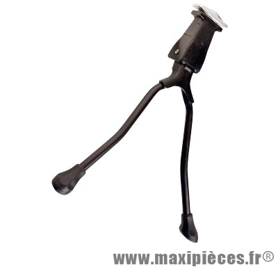 Béquille latérale réglable chromée vélo 20-28 fixation pédalier - Maxi  pièces vélo