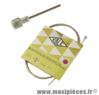 Cable frein route inox type shimano 1.70m (vendu par boite de 20) marque KBLE - Pièce Vélo