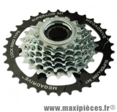 Roue libre 7 vitesses 13-34 dents type megarange marque Sunrace - Matériel pour Vélo