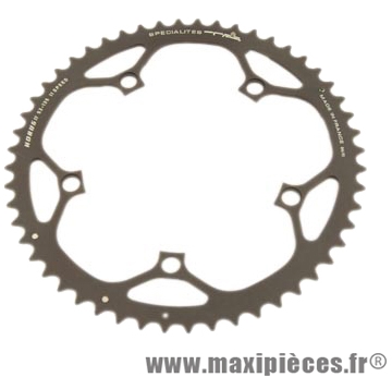Plateau extérieur 52 dents SPECIALITE TA HORUS ø135 mm gris 5 branches