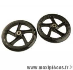 Roues de trottinette en 200 mm roulements abec 5 (paire) - Accessoire Vélo Pas Cher