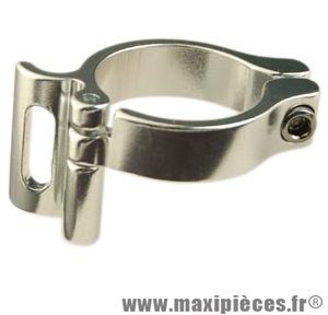 Collier der 34.9 mm alu argent - Accessoire Vélo Pas Cher