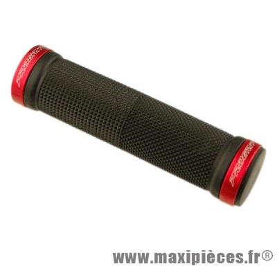 Poignée VTT lock on avec anneaux de couleur rouge 125mm (paire) marque Progrip