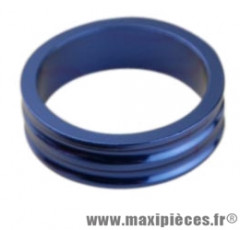 Entretoise ahead-set 1 pouce 1/8 10mm alu bleu 28.6 mm ext. - Accessoire Vélo Pas Cher