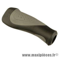 Poignée VTT confort gel noir/gris 130mm (paire) - Accessoire Vélo Pas Cher