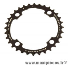 Plateau 32 dents VTT triple diamètre 104 interm noir 4 branches chinook 10v marque Spécialités TA - Matériel pour Vélo