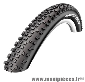 Pneu de VTT 29x2.25 tr rapid rob noir 790 grammes (57-622) hs 391 marque Schwalbe