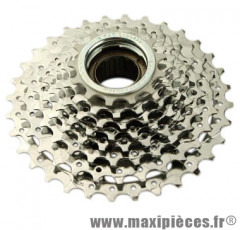 Roue libre 8 vitesses 13-32 dents chrome marque Sunrace - Matériel pour Vélo