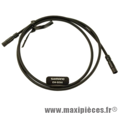 Cable électrique di2 ultegra noir 600 mm marque Shimano - Matériel pour Vélo