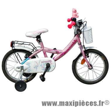 Vélo pour enfant 16 fillette c671 joy16 rose/bleu azur marque Carratt - Vélo pour enfant complet
