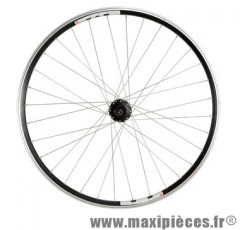 Roue VTC 28 pouces arrière blocage k7 9/10/11v. disc/v brake jante noire Mach1 M240 / moy. shim. m475 double - Accessoire Vélo Pas Cher