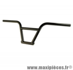 Cintre BMX one 100% cromo noir ht177mm (7 pouces) lg:635mm - Accessoire Vélo Pas Cher
