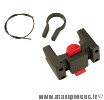 Fixation avant panier/sacoche diamètre cintre oversize 31.8 mm marque Klickfix - Accessoire Vélo