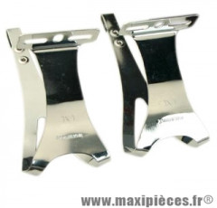 Cale pieds route acier chrome t l/xl (paire) marque Zéfal - Matériel pour Cycle