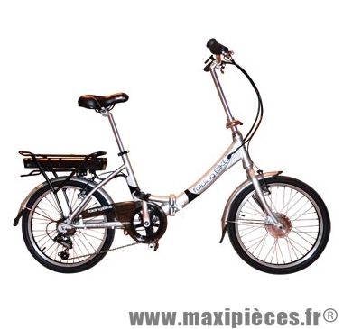 Vélo électrique pliant 20'' lybra folding 10ah 24v gris marque Torpado - Pièce Vélo - Vélo Electrique complet