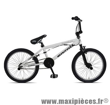 Vélo BMX c910f freestyle 20 pouces blanc marque Carratt - BMX complet