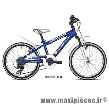 Vélo pour enfant 20 VTT c625 crash20 alu bleu tx35 6v susp. marque Carratt - Vélo pour enfant complet