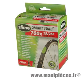 Chambre à air de route 700x19/25 vp avec liquide slime anti-crevaison - Accessoire Vélo Pas Cher