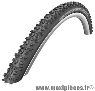 Pneu de VTT 29x2.10 ts rocket ron tl ready noir 485 grammes (54-622) hs 438 marque Schwalbe