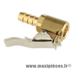 Embout de gonflage schrader type pour flexible diamètre 5 mm (laiton) marque Michelin - Pièce Vélo