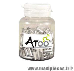 Embout gaine 4mm alu (x200) marque Atoo - Matériel pour Vélo