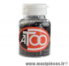 Embout gaine 5mm alu noir (x200) marque Atoo - Matériel pour Vélo
