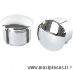 Bouchon cintre route chrome sous blister (paire) marque Vélox