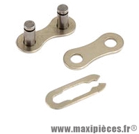 Attache rapide vélo 1/3v. (x1) 3.30 avec épingle argent - Accessoire Vélo Pas Cher
