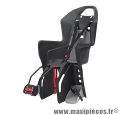 Porte bébé arrière sur cadre koolah gris fonce coussin gris clair -22kgs marque Polisport - Pièce Vélo
