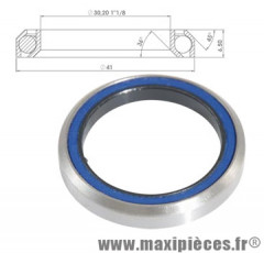 Roulement cartouche jeu direction 1 pouce 1/8 41x30.2x6.5 mm 36°x45° th873 - Accessoire Vélo Pas Cher